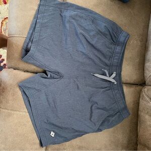 BURLEBO blue grey Casual Shorts